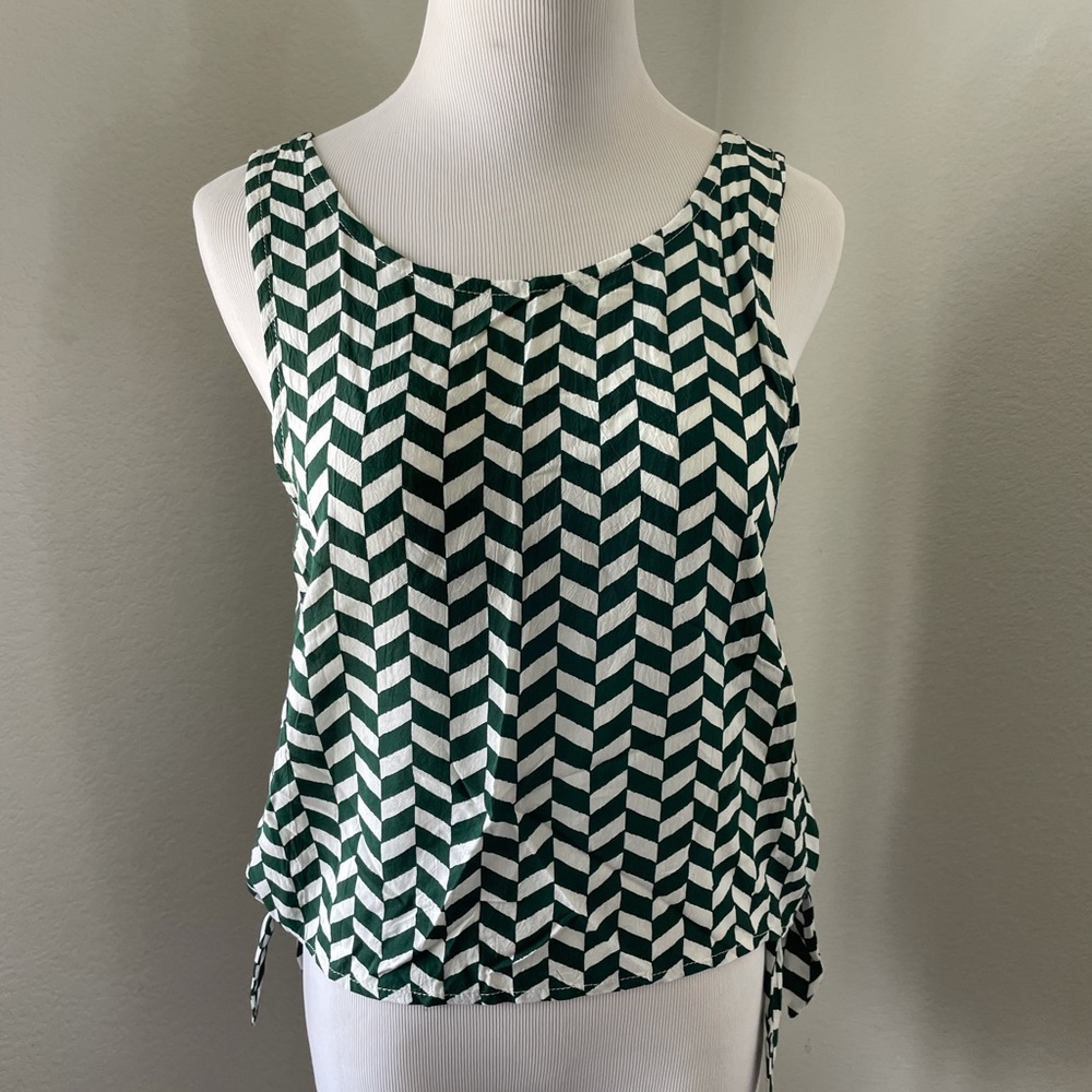 Fighting Eel Ava Sky crop top side ties XS NWOT